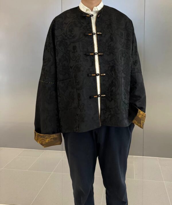 君临天下 men silk jacket - Image 6