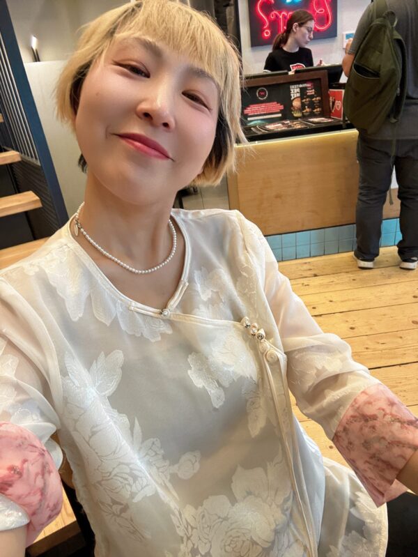 兰亭花序 silk shirt - Image 3
