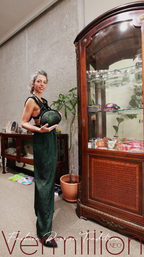 竹叶 silk bag