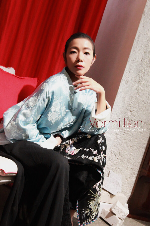 刺绣 black skirt - Image 4